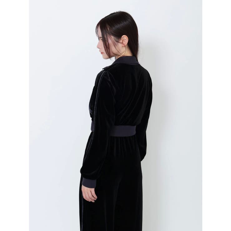 【SETUP着用可】バイカラーベロアブルゾン | EATME | 詳細画像25 