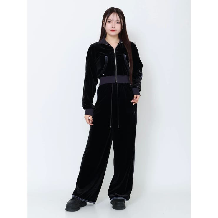 【SETUP着用可】バイカラーベロアブルゾン | EATME | 詳細画像27 