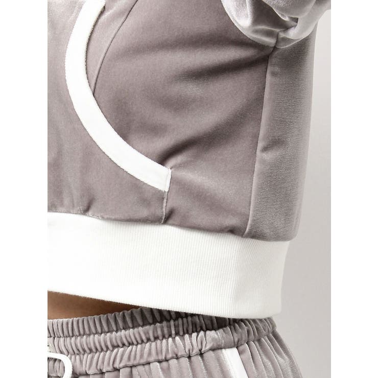 【SETUP着用可】バイカラーベロアブルゾン | EATME | 詳細画像35 