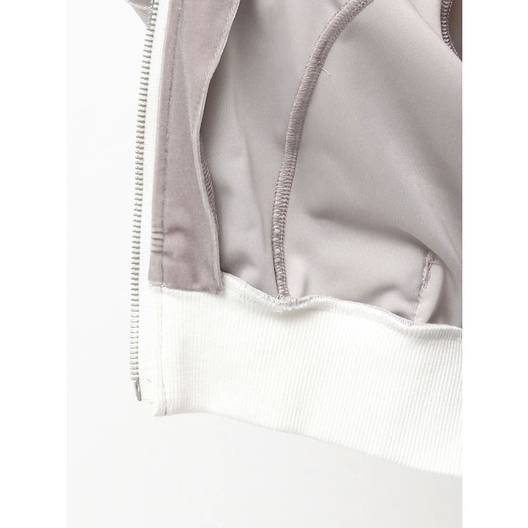 【SETUP着用可】バイカラーベロアブルゾン | EATME | 詳細画像50 