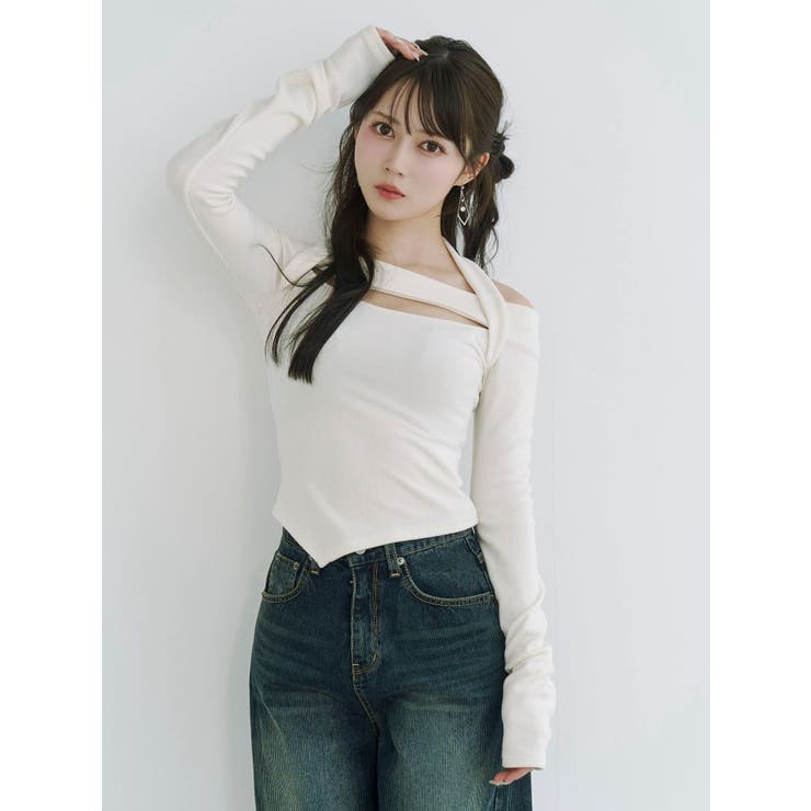 ホルターネックオフショルTOP | EATME | 詳細画像30 