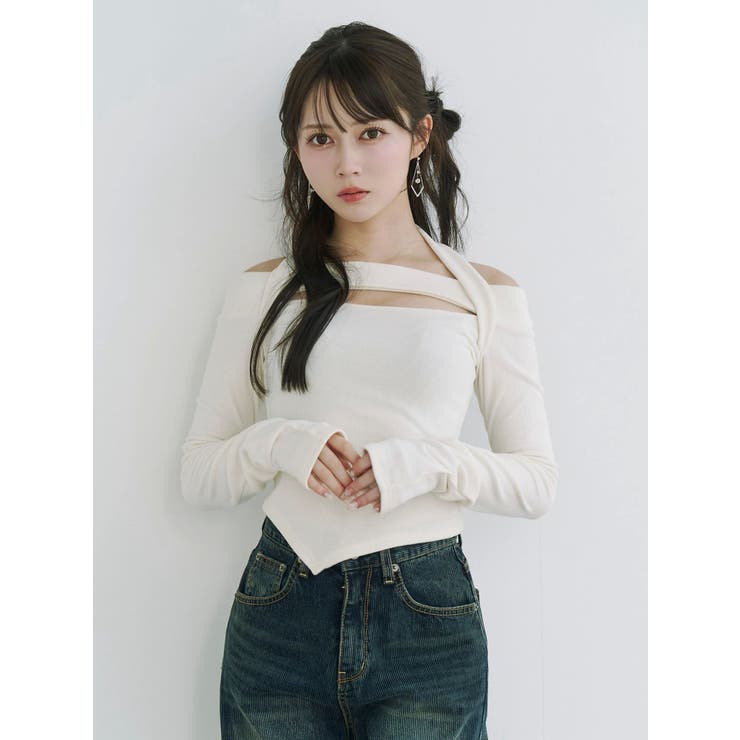 ホルターネックオフショルTOP | EATME | 詳細画像31 