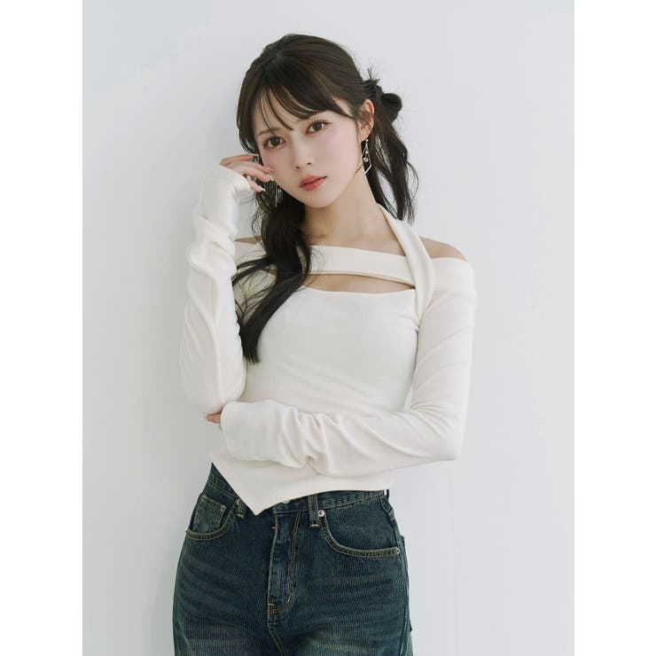 ホルターネックオフショルTOP | EATME | 詳細画像32 