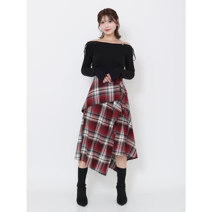 【SETUP】リボンオフショルダーTOP | EATME | 詳細画像12 