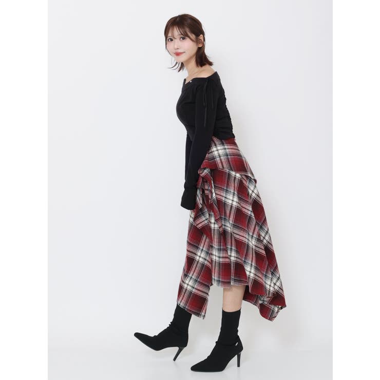 【SETUP】リボンオフショルダーTOP | EATME | 詳細画像15 