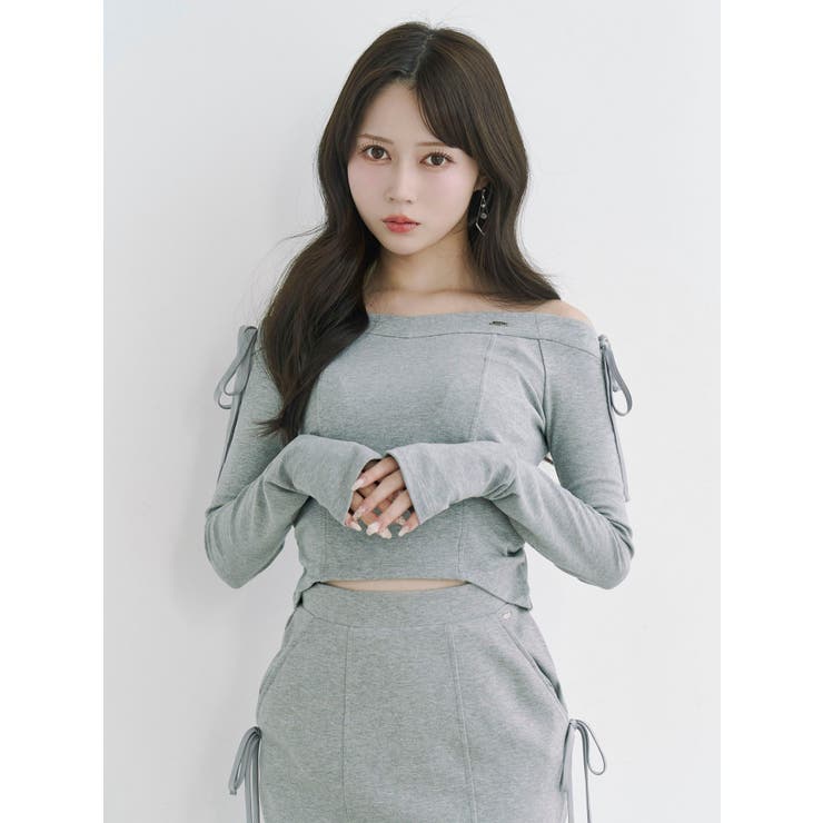 【SETUP】リボンオフショルダーTOP | EATME | 詳細画像19 