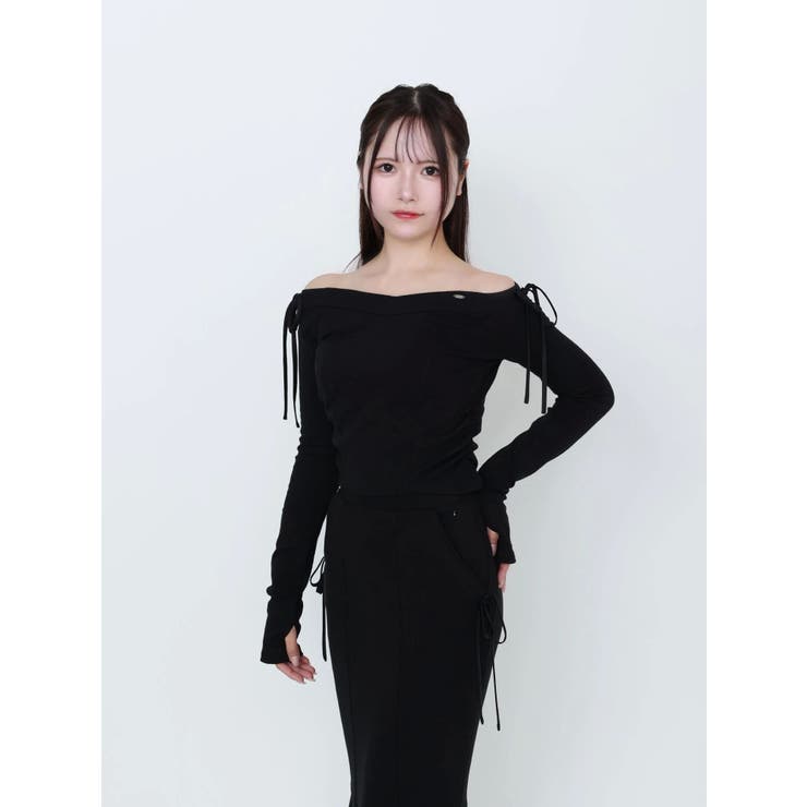 【SETUP】リボンオフショルダーTOP | EATME | 詳細画像33 