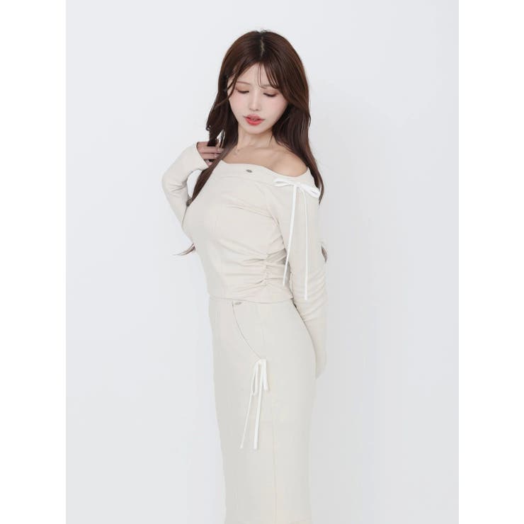 【SETUP】リボンオフショルダーTOP | EATME | 詳細画像40 