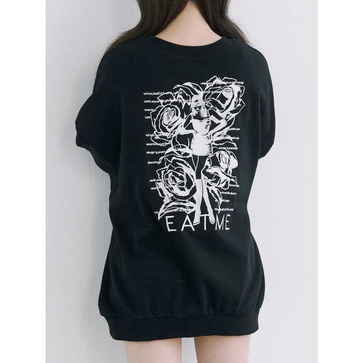 ブラック | エンブロイダリースウェットTOP | EATME