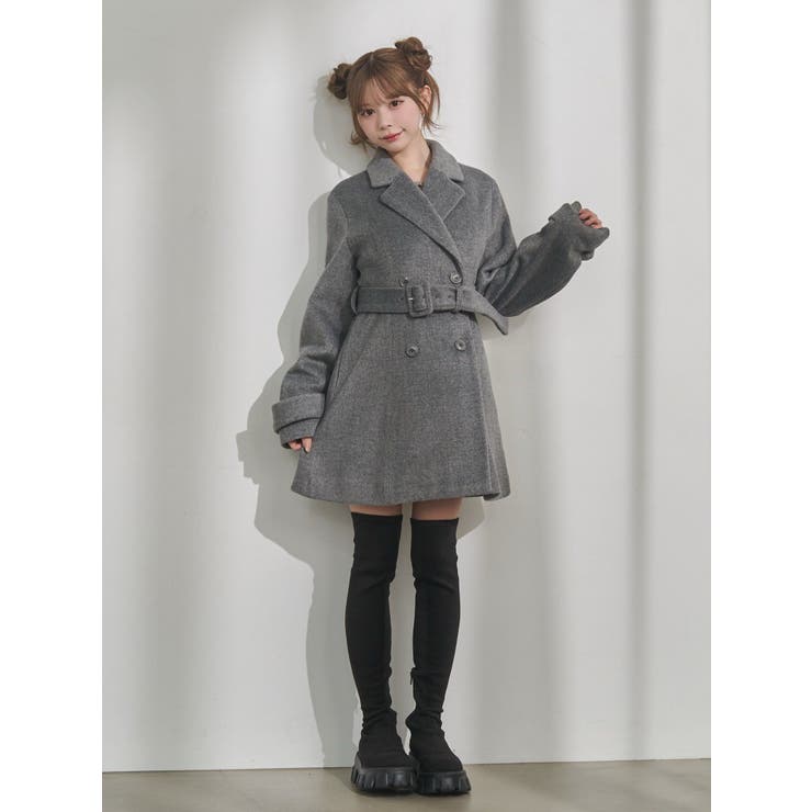 ダブルテーラードコート | EATME | 詳細画像4 