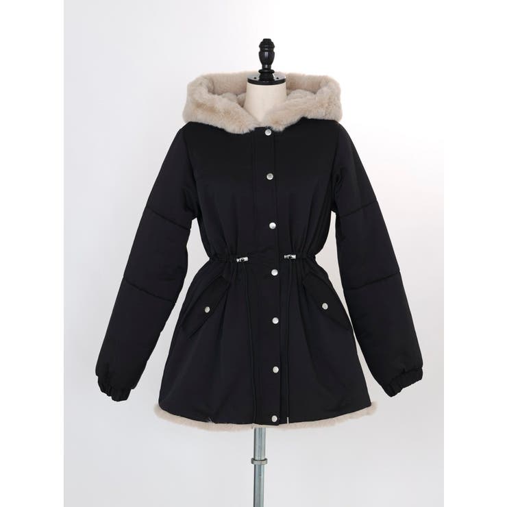 フェイクファーフードコート | EATME | 詳細画像16 