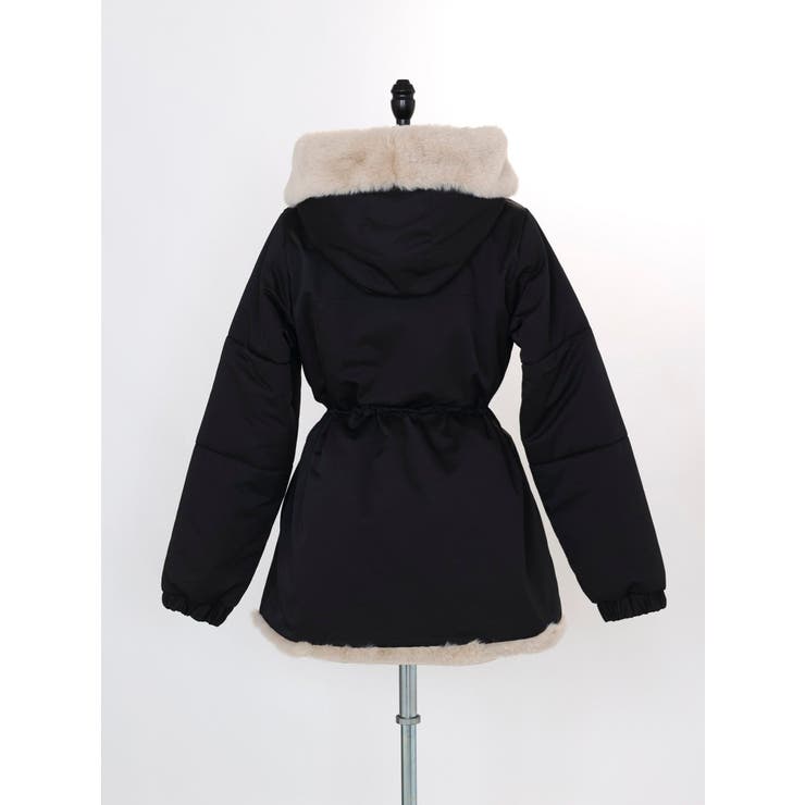 フェイクファーフードコート | EATME | 詳細画像17 