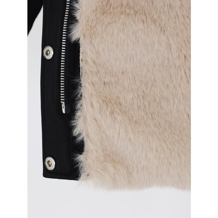 フェイクファーフードコート | EATME | 詳細画像18 