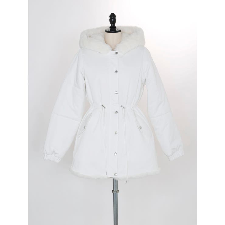 フェイクファーフードコート | EATME | 詳細画像19 