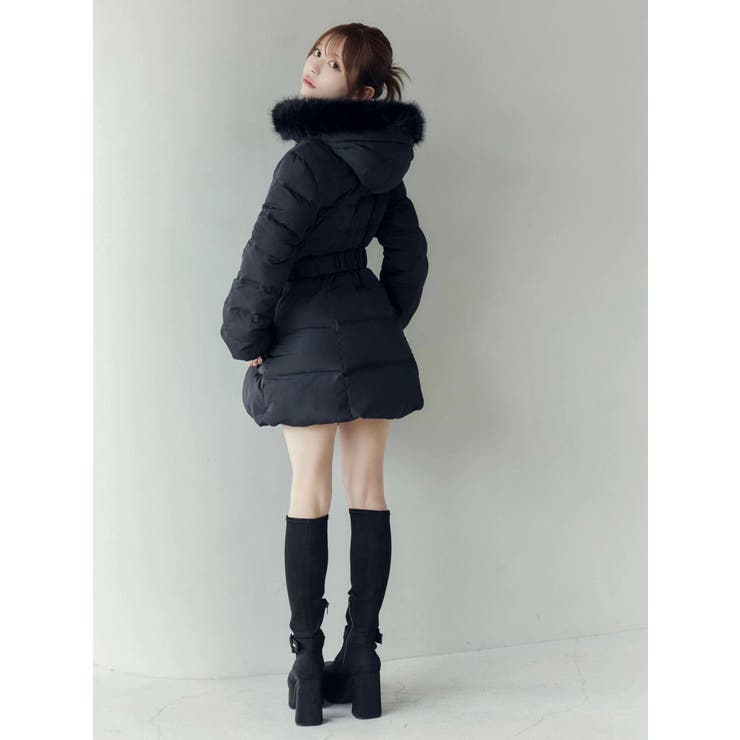 フェイクファーフードレディダウンコート | EATME | 詳細画像11 