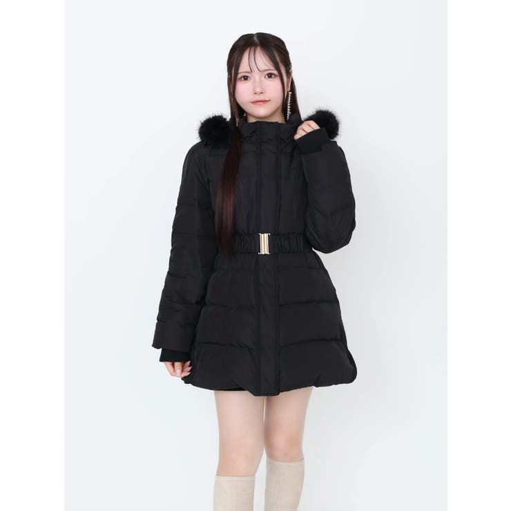 フェイクファーフードレディダウンコート | EATME | 詳細画像19 