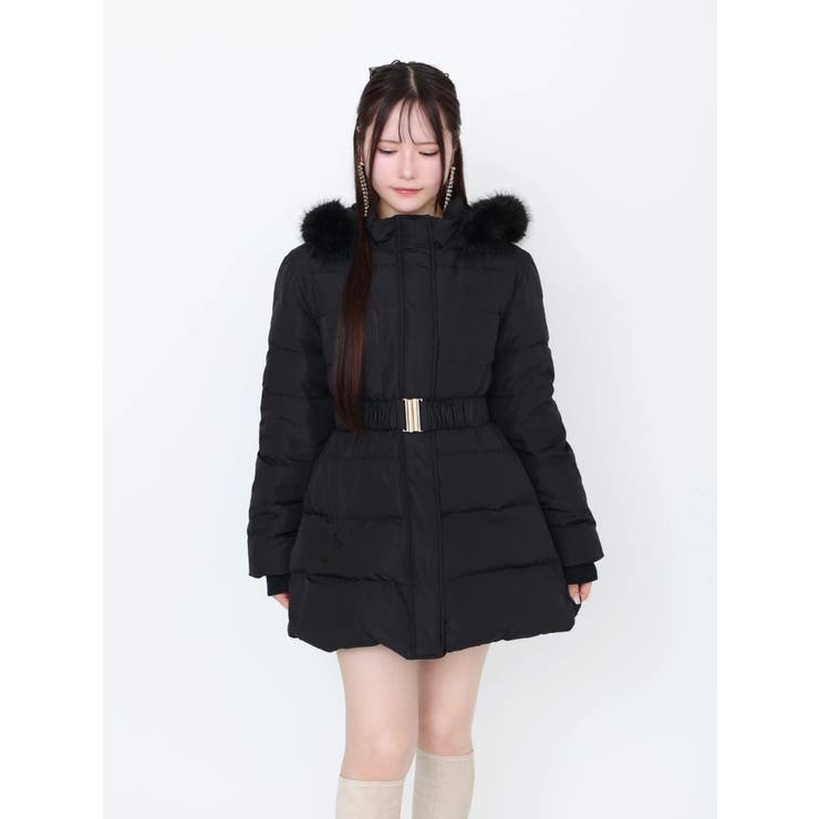 フェイクファーフードレディダウンコート | EATME | 詳細画像20 