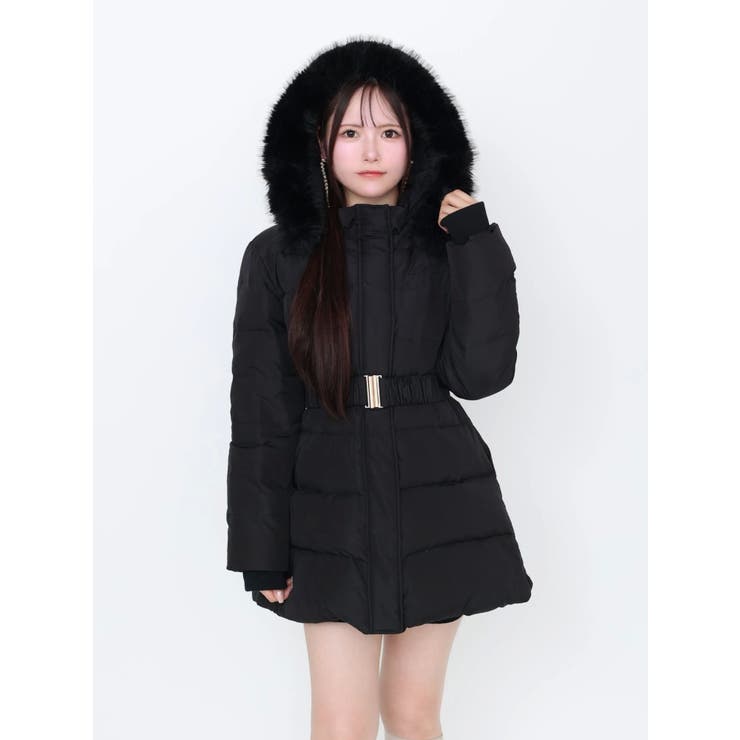 フェイクファーフードレディダウンコート | EATME | 詳細画像21 