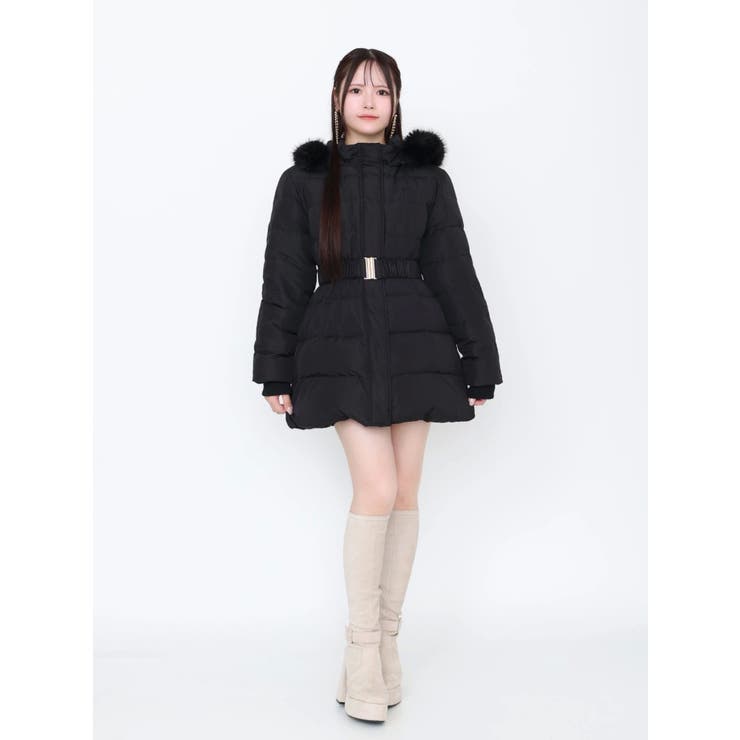 フェイクファーフードレディダウンコート | EATME | 詳細画像24 