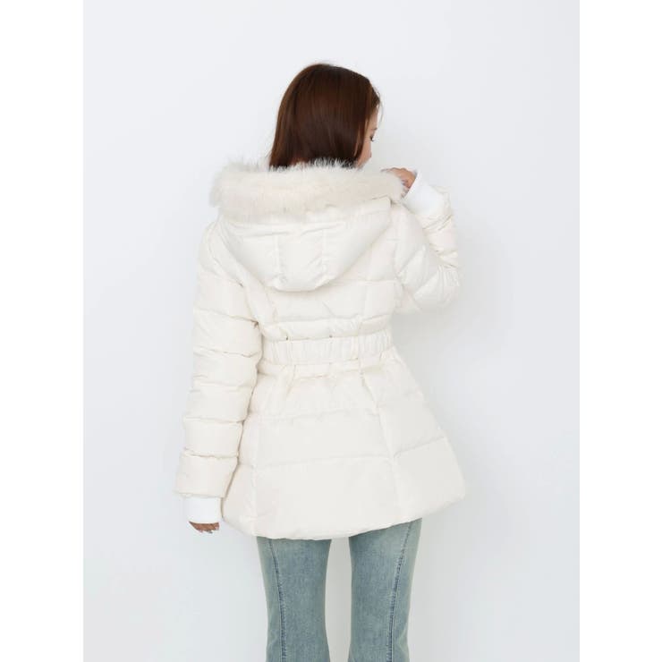 フェイクファーフードレディダウンコート | EATME | 詳細画像31 