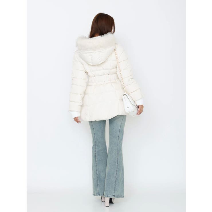 フェイクファーフードレディダウンコート | EATME | 詳細画像34 