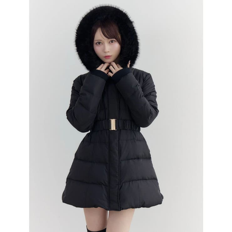 フェイクファーフードレディダウンコート | EATME | 詳細画像41 