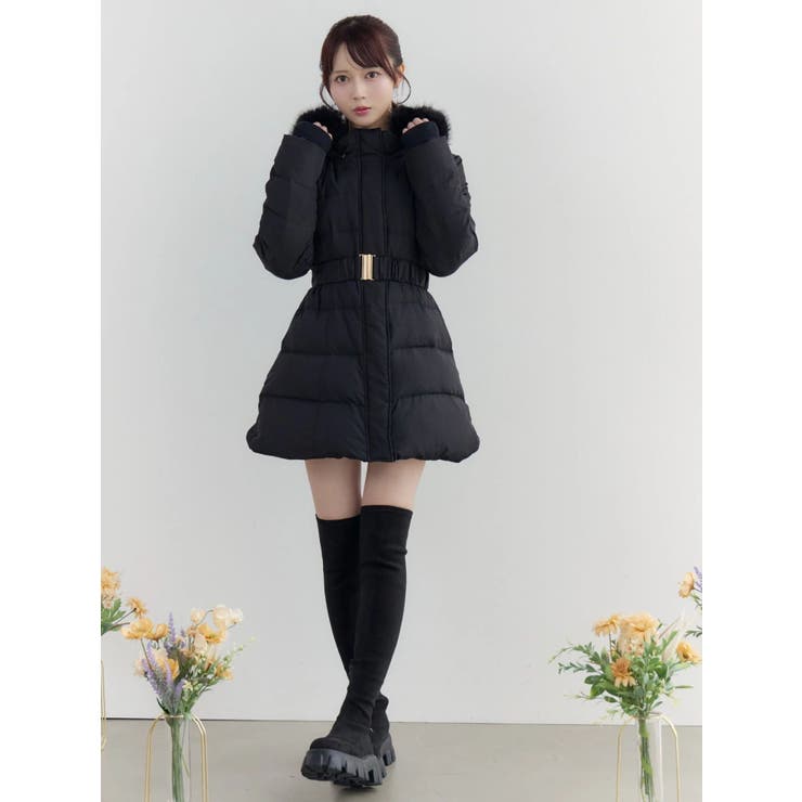 フェイクファーフードレディダウンコート | EATME | 詳細画像43 