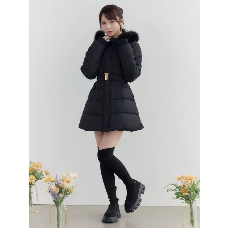 フェイクファーフードレディダウンコート | EATME | 詳細画像44 