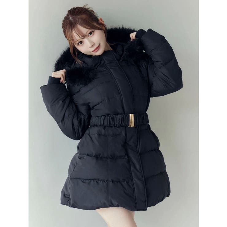 フェイクファーフードレディダウンコート | EATME | 詳細画像7 