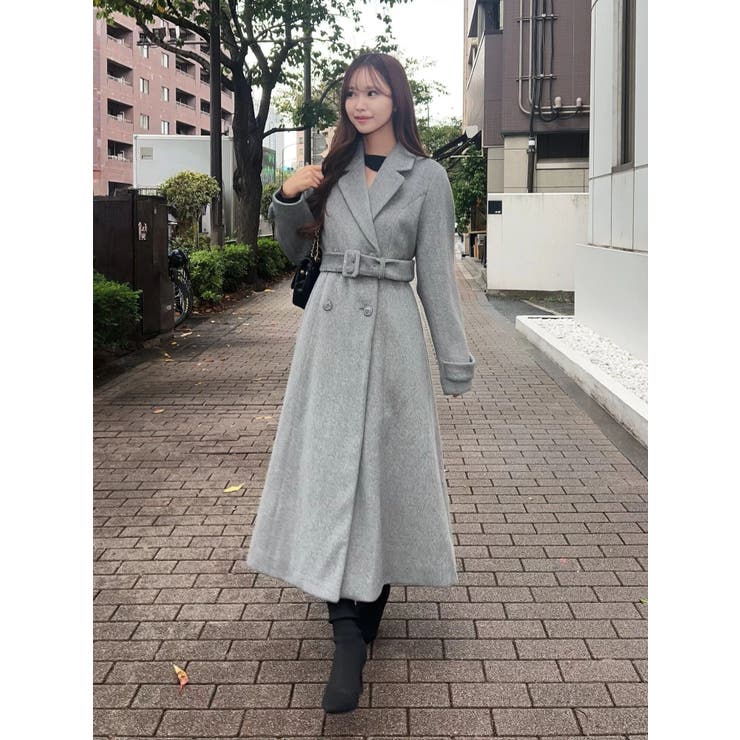 ダブルテーラードロングコート | EATME | 詳細画像31 