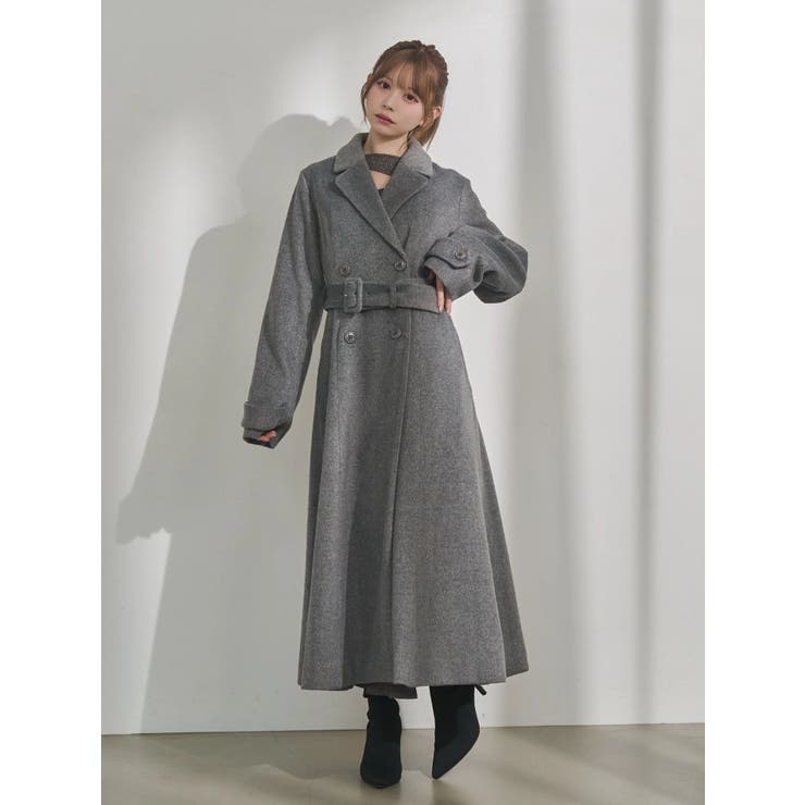 ダブルテーラードロングコート | EATME | 詳細画像33 