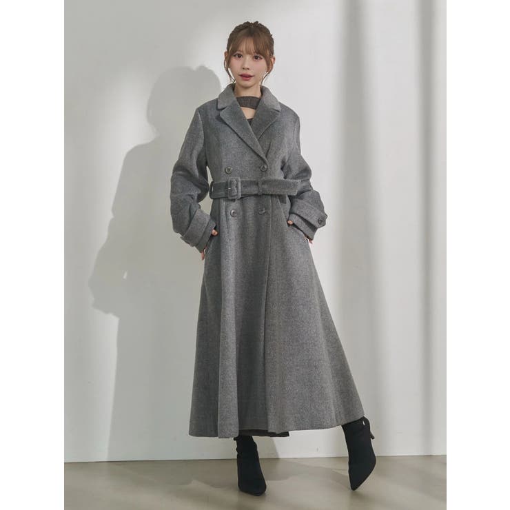 ダブルテーラードロングコート | EATME | 詳細画像34 