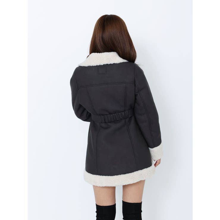 フェイクムートンレディコート | EATME | 詳細画像14 