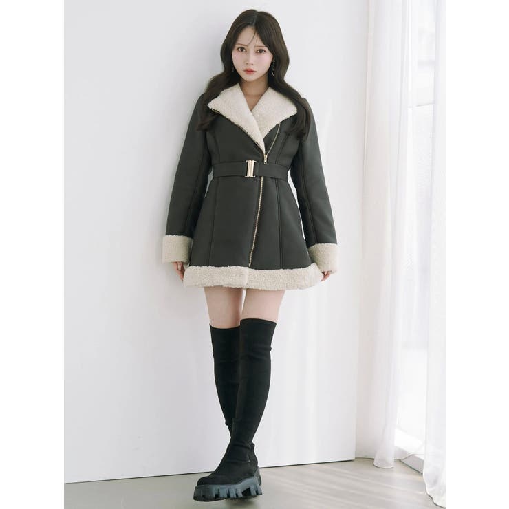 フェイクムートンレディコート | EATME | 詳細画像22 