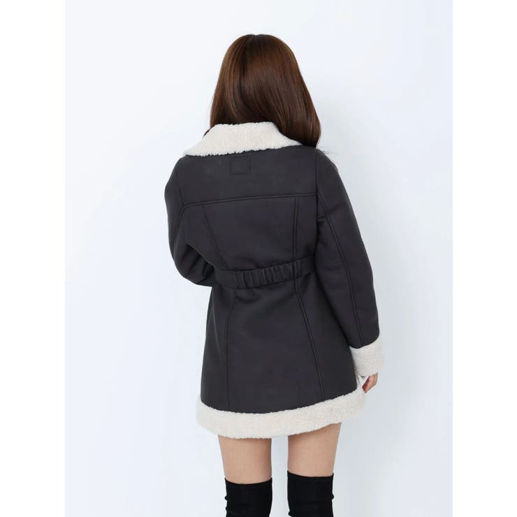 フェイクムートンレディコート | EATME | 詳細画像26 