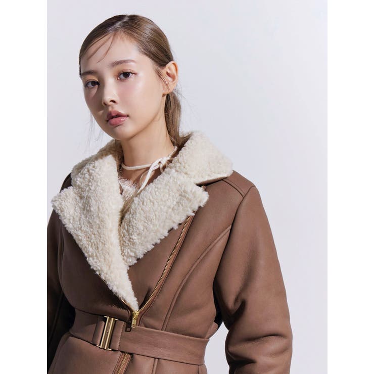 フェイクムートンレディコート | EATME | 詳細画像30 