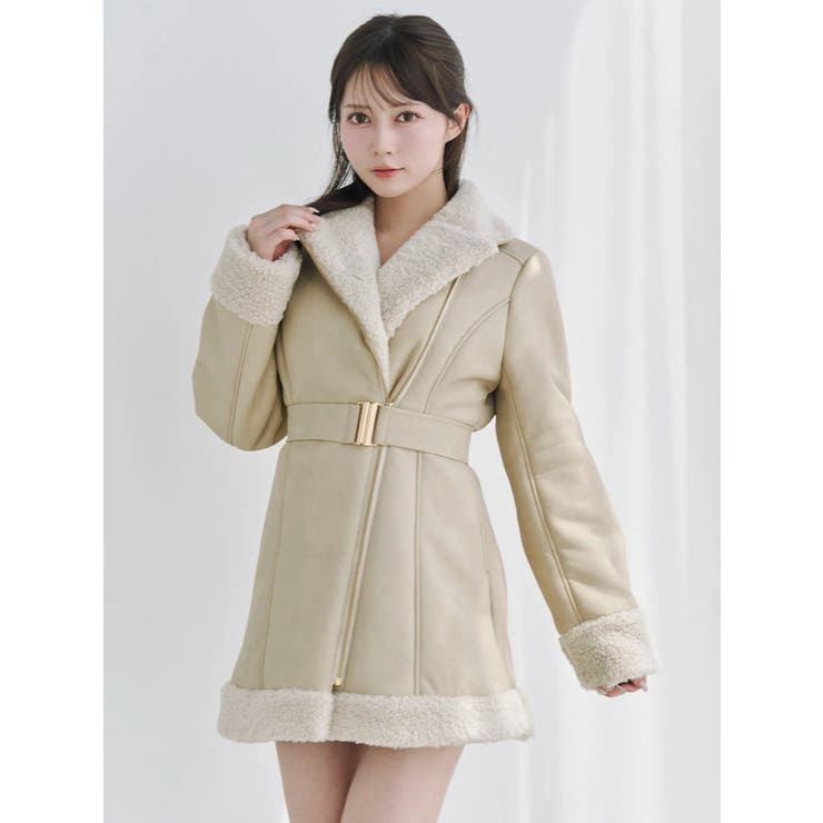 フェイクムートンレディコート | EATME | 詳細画像34 