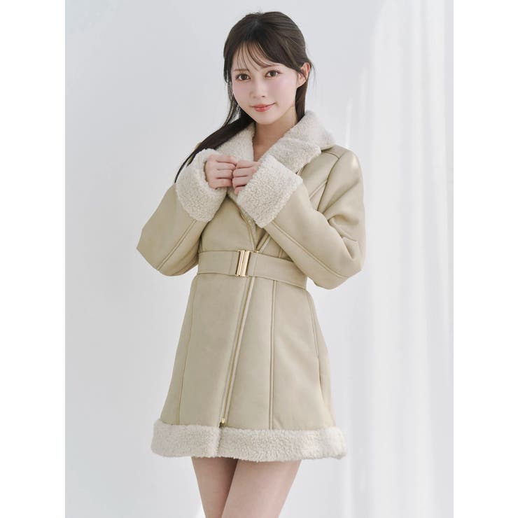 フェイクムートンレディコート | EATME | 詳細画像35 