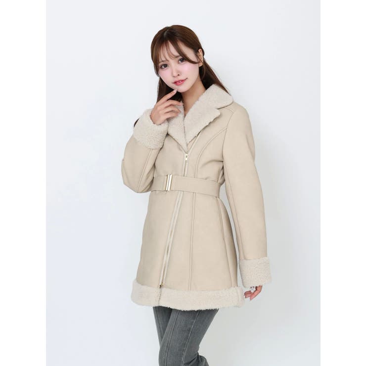 フェイクムートンレディコート | EATME | 詳細画像40 