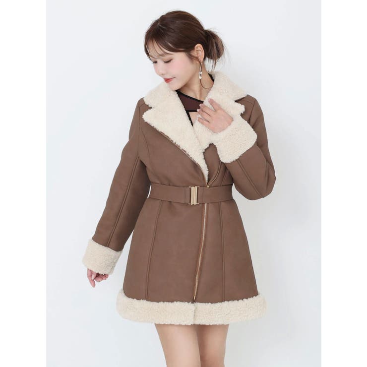 フェイクムートンレディコート | EATME | 詳細画像44 