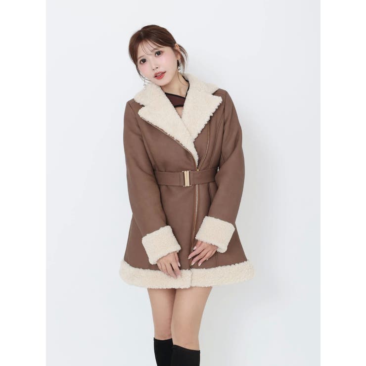 フェイクムートンレディコート | EATME | 詳細画像45 