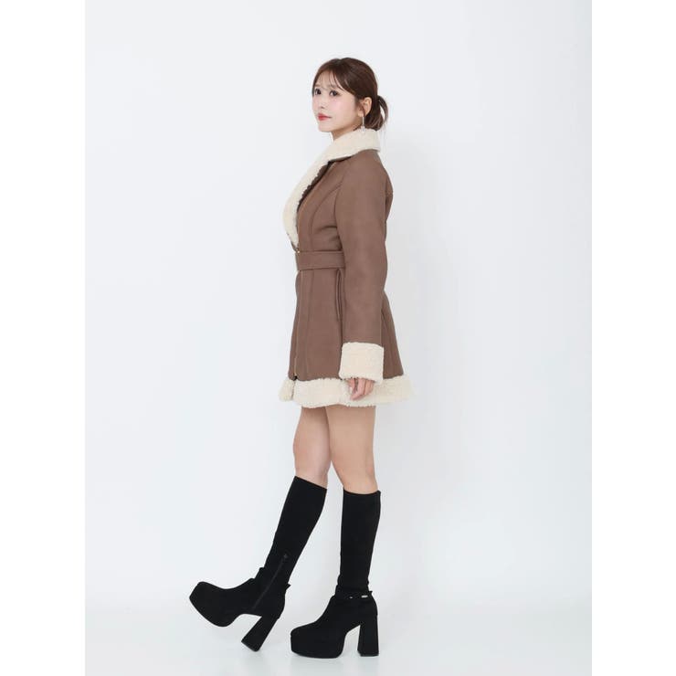 フェイクムートンレディコート | EATME | 詳細画像48 