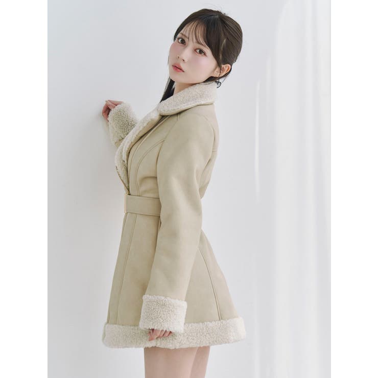 フェイクムートンレディコート | EATME | 詳細画像7 