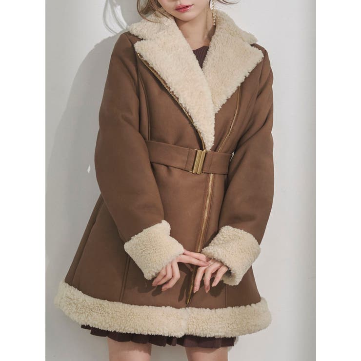 チョコレート | フェイクムートンレディコート | EATME