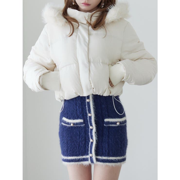 フードダウンブルゾン[品番：MKSW0067062]｜EATME（イートミー）の