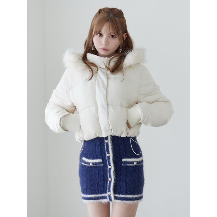 フードダウンブルゾン[品番：MKSW0067062]｜EATME（イートミー）の