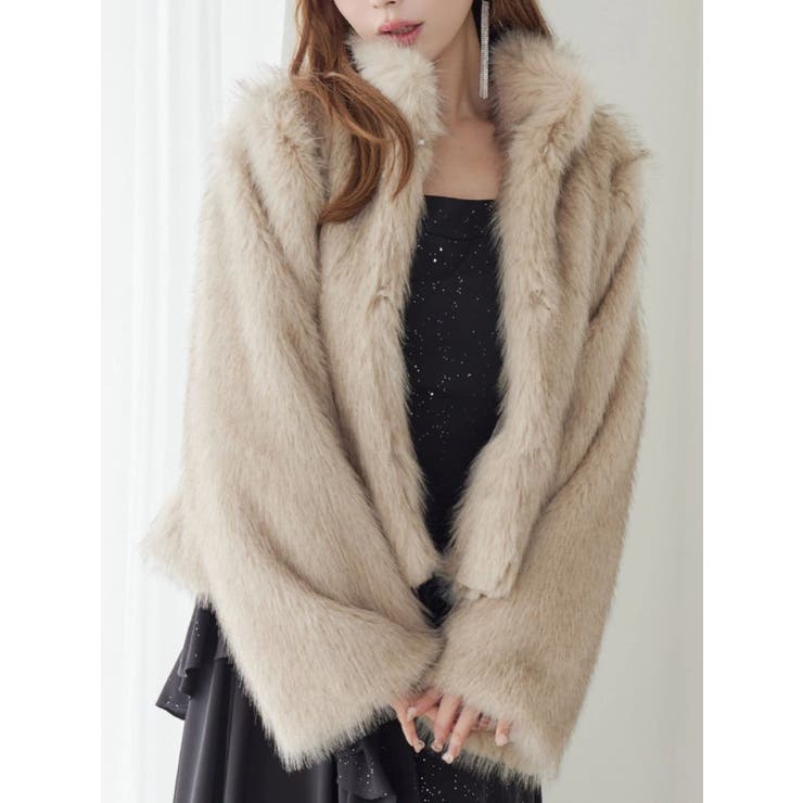 スタンドカラーフェイクファーブルゾン | EATME | 詳細画像32 