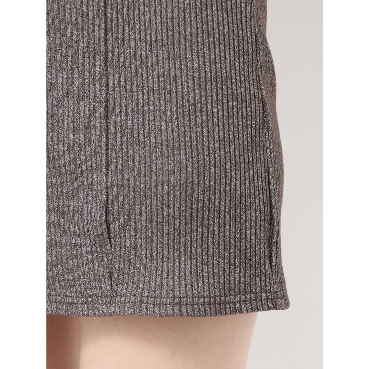 ベルテッドフェイクファーリブワンピース | EATME | 詳細画像33 