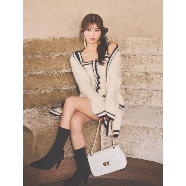 バイカラーアンサンブルニットワンピース | EATME | 詳細画像2 