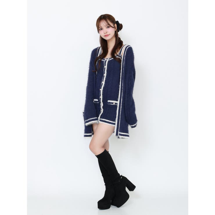 バイカラーアンサンブルニットワンピース | EATME | 詳細画像22 